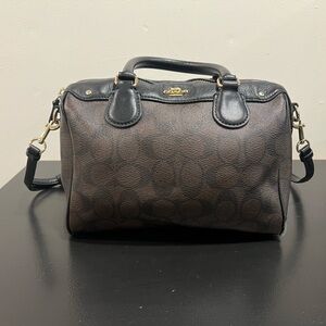 Coach Mini Bennett Satchel In Signature Canvas